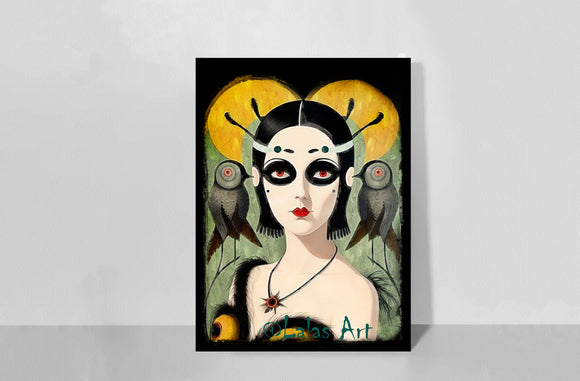 Art Deco - Surreal Flapper girl