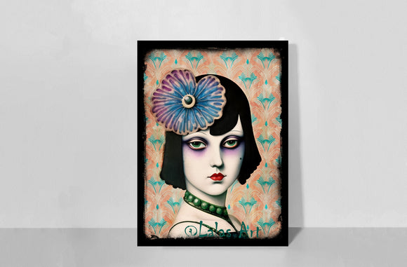 Art Deco - Surreal Flapper girl  Nr. 11