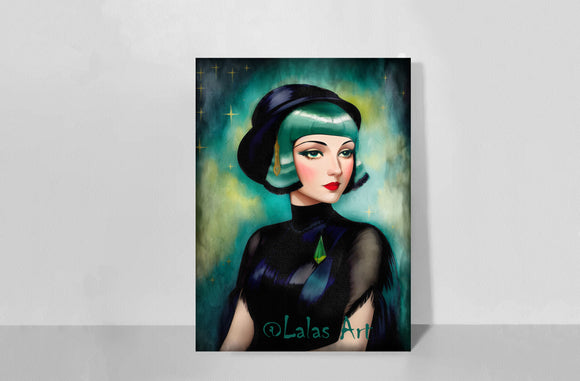 Art Deco - Flapper girl