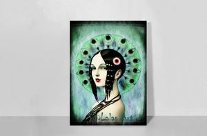 Art Deco - Surreal Flapper girl  Nr. 10