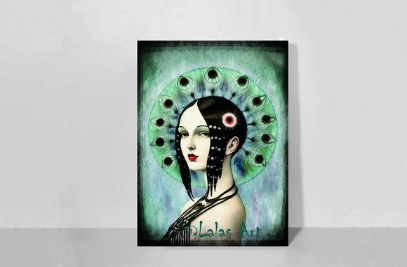 Art Deco - Surreal Flapper girl  Nr. 10