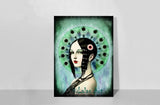 Art Deco - Surreal Flapper girl  Nr. 10