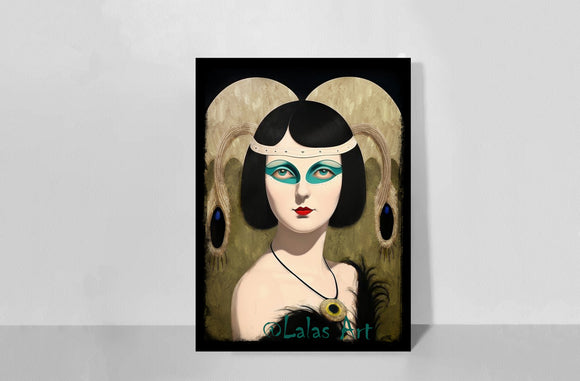 Art Deco - Surreal Flapper girl 1