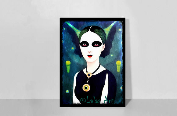 Art Deco - Surreal Flapper girl 2