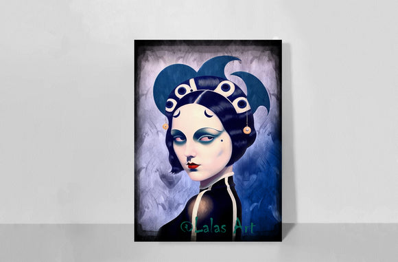 Art Deco - Surreal Flapper girl