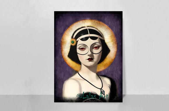 Art Deco - Surreal Flapper girl 5