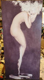 Vintage design - Cigarette Illusion - Flapper girl