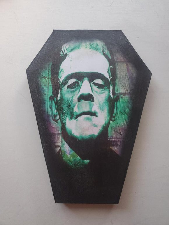 Coffin shaped - Frankenstein - Lala's Art
