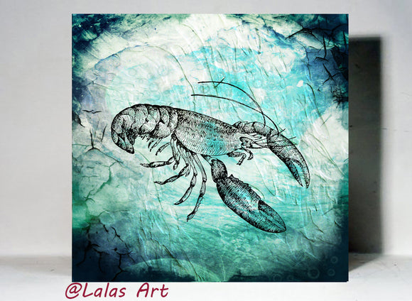 Sea creature Lobster Painting - Lala's Art