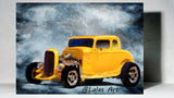 1932 5-Window Ford Classic Vintage Retro Car Oldtimer Painting Art - Lala's Art