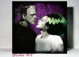 Bride of Frankenstein and Frankenstein - Lala's Art