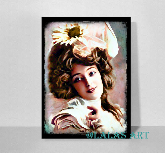 Anna Held - Ziegfeld Girl - Victorian - Show Girl