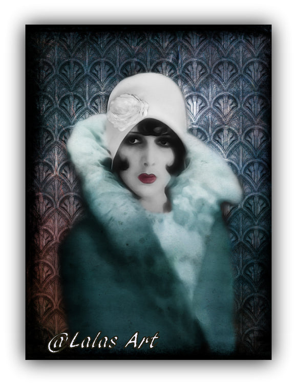 Betty Amann - Flapper - Silent Movie - German Actress - 1920s - Art deco - Lala's Art