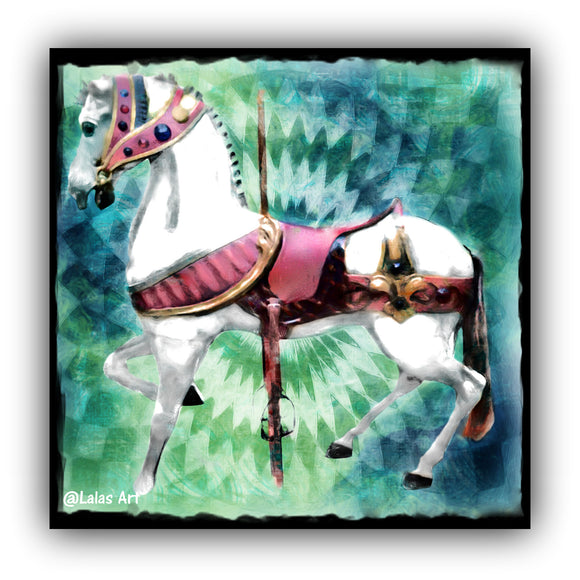 Carousel Horse - Lala's Art