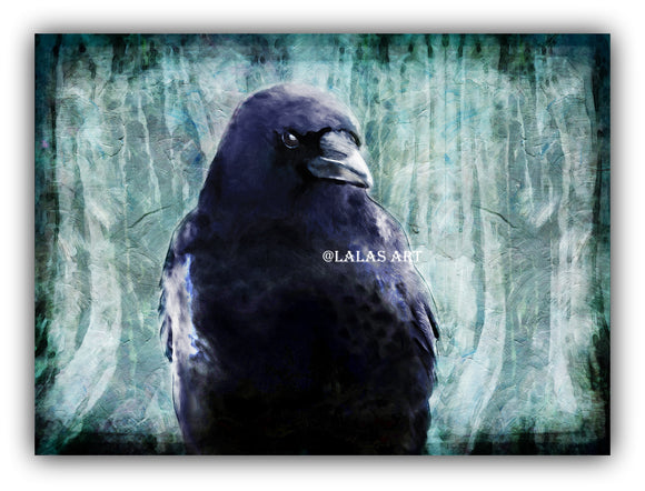 Copy of Crow -Painting - Art - Lala's Art