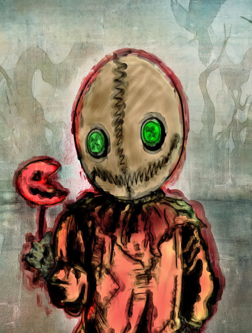 Sam Trick R Treat Drawings