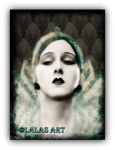 Kiki de Montparnasse - Art deco - Flapper Girl - Lala's Art