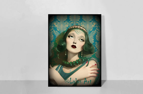 Art Deco - Flapper girl