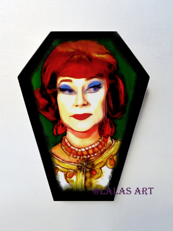 Coffin shaped - Agnes Moorehead - Bewitched - Endora