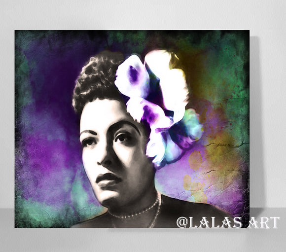 Beautiful Billie Holiday - Lala's Art