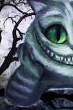 "I am Cheshire the Cat" Alice in Wonderland Classic Retro Vintage Art Painting - Lala's Art