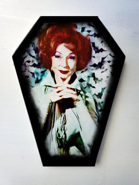 Coffin shaped - Agnes Moorehead - Bewitched - Endora - Lala's Art