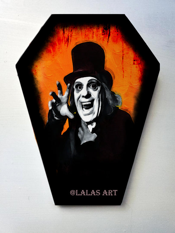 Coffin shaped  - Lon Chaney Senior - London After Midnight - 1927
