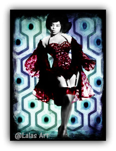 Miss Topsy Burlesque Dancer - Lala's Art